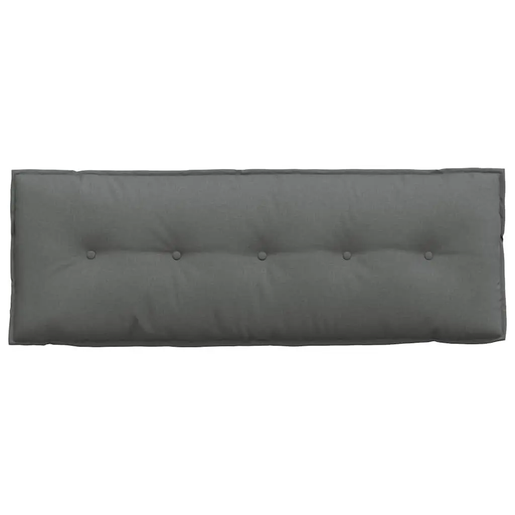 Dark Grey Back Pillow 140x19x50cm for Comfort