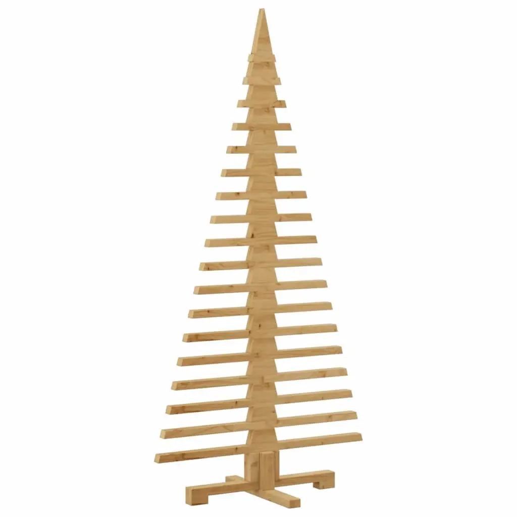 Wooden Christmas Tree 150cm Brown Adjustable