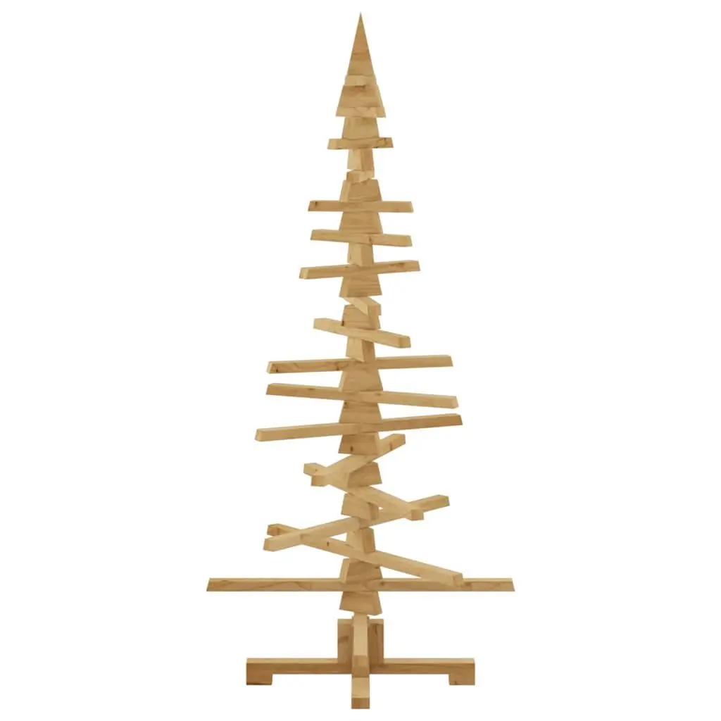 Wooden Christmas Tree 150cm Brown Adjustable