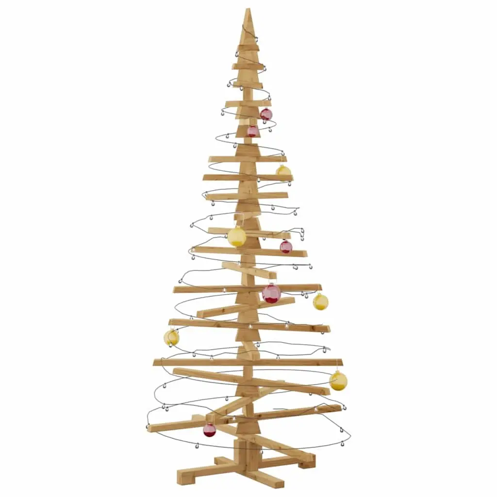 180cm Wooden Christmas Tree with Adjustable Branches