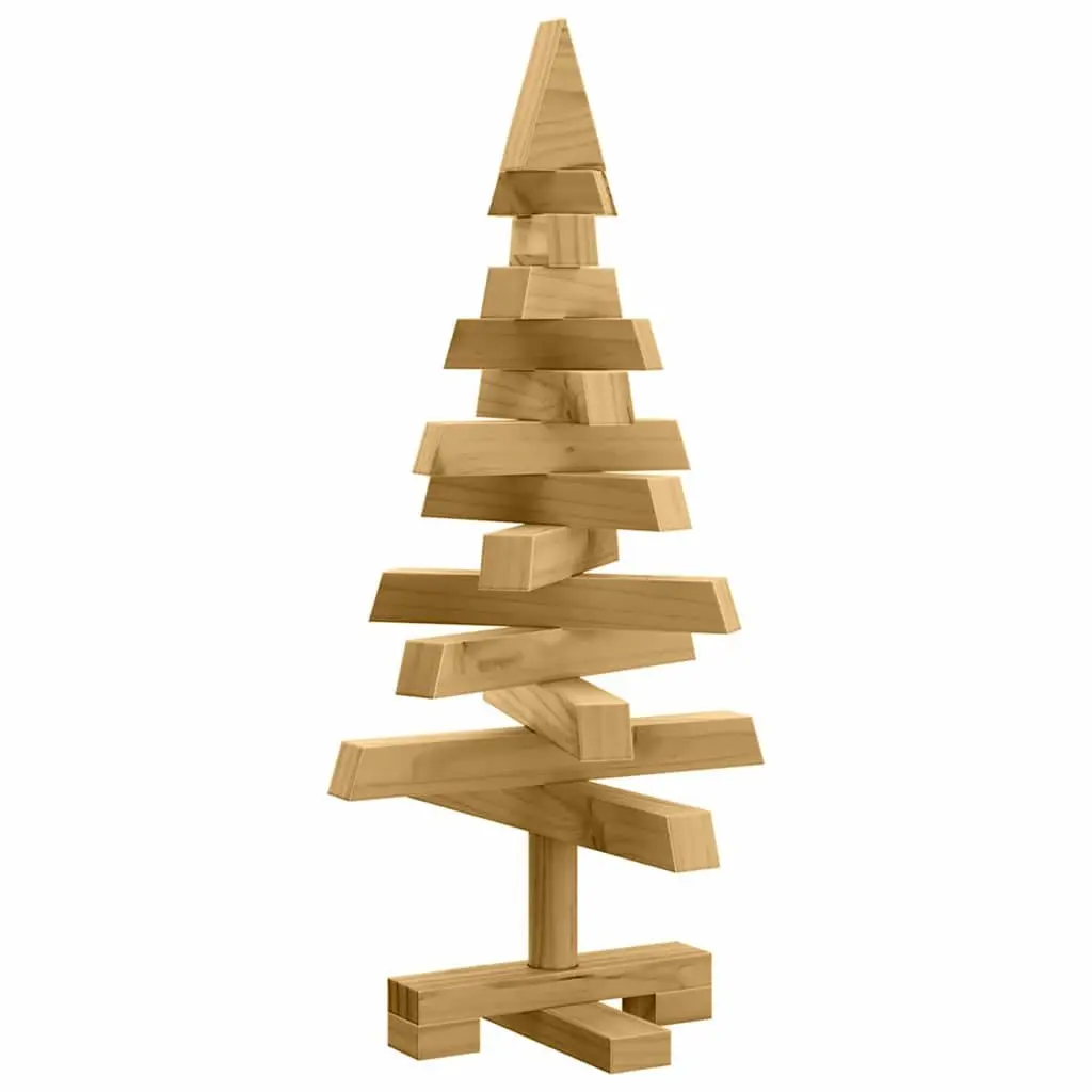 Wooden Christmas Tree 60cm with Brown Pine Base