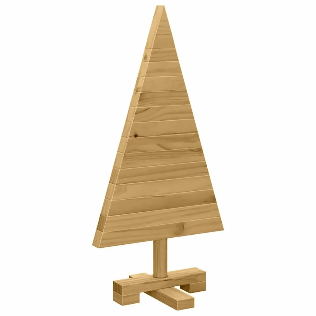 Wooden Christmas Tree 60cm with Brown Pine Base