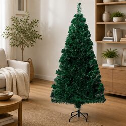 Durable Green Christmas Tree with Stand, 60 x 60 x 123 cm