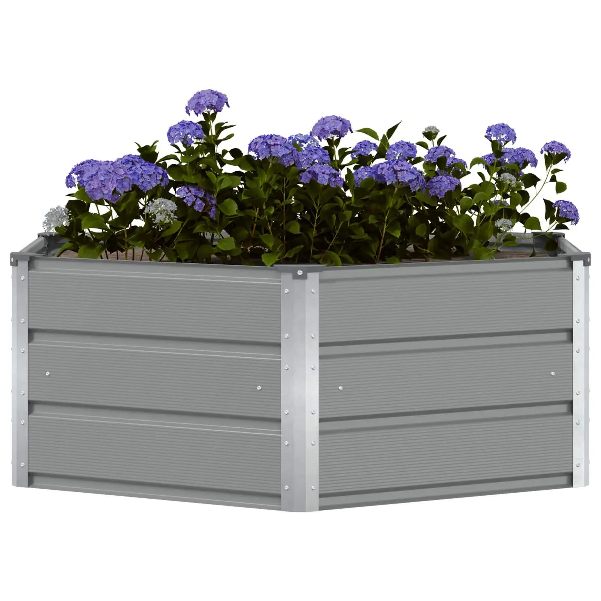 Hexagon Steel Planter for Outdoor Spaces