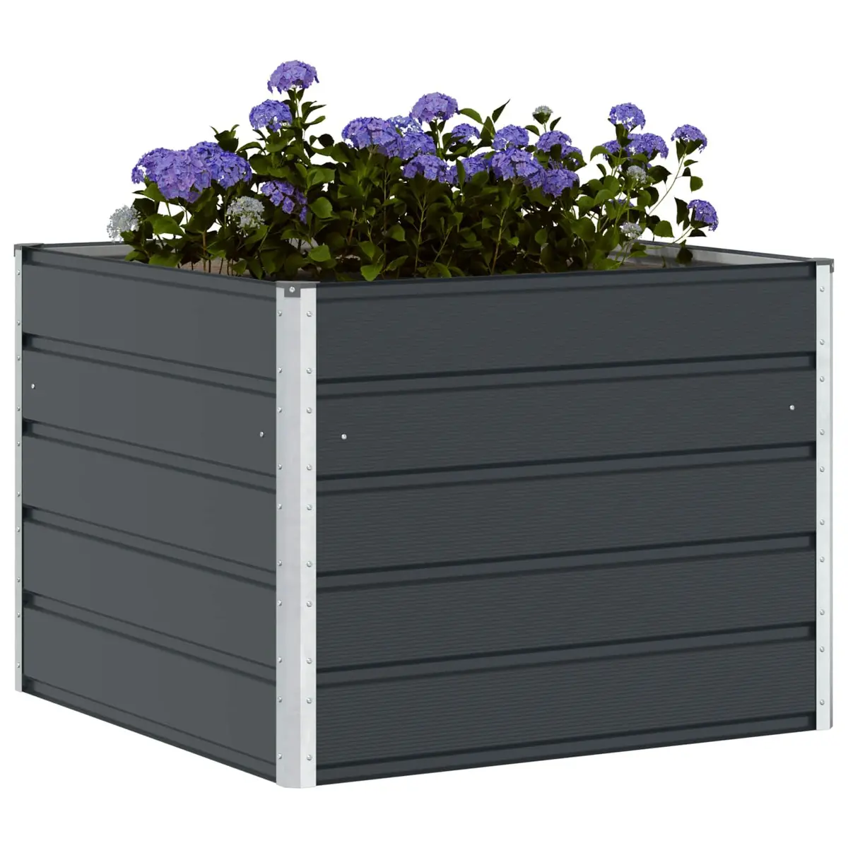 Steel Planter Steel 100x100x75cm Anthracite