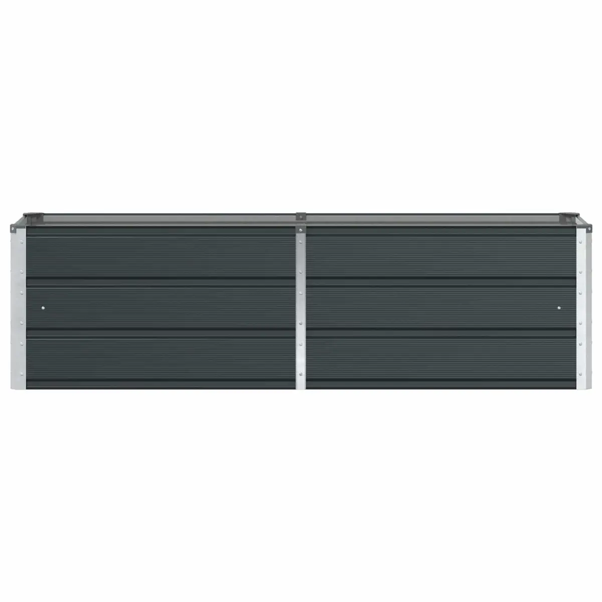 Steel Planter Anthracite 160 x 40 x 45 cm