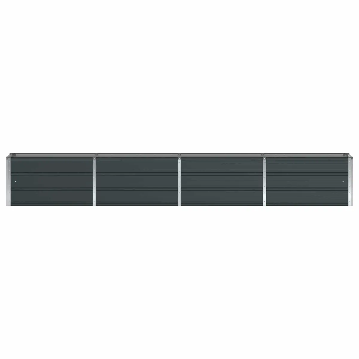 Steel Planter Anthracite 320 x 40 x 45 cm