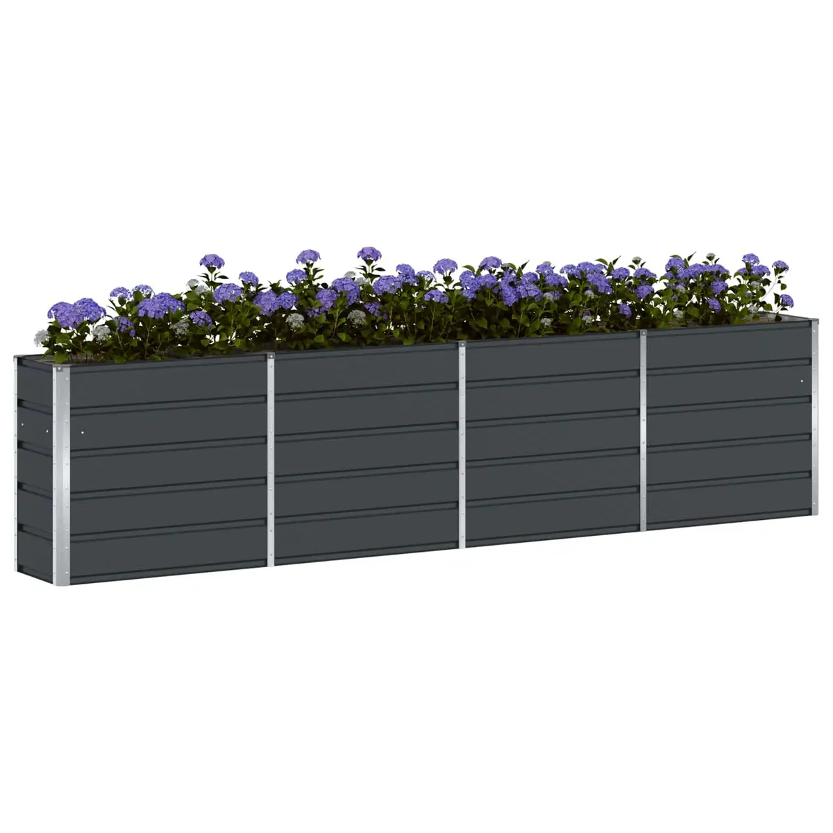 Anthracite Steel Planter for Indoor and Outdoor Use