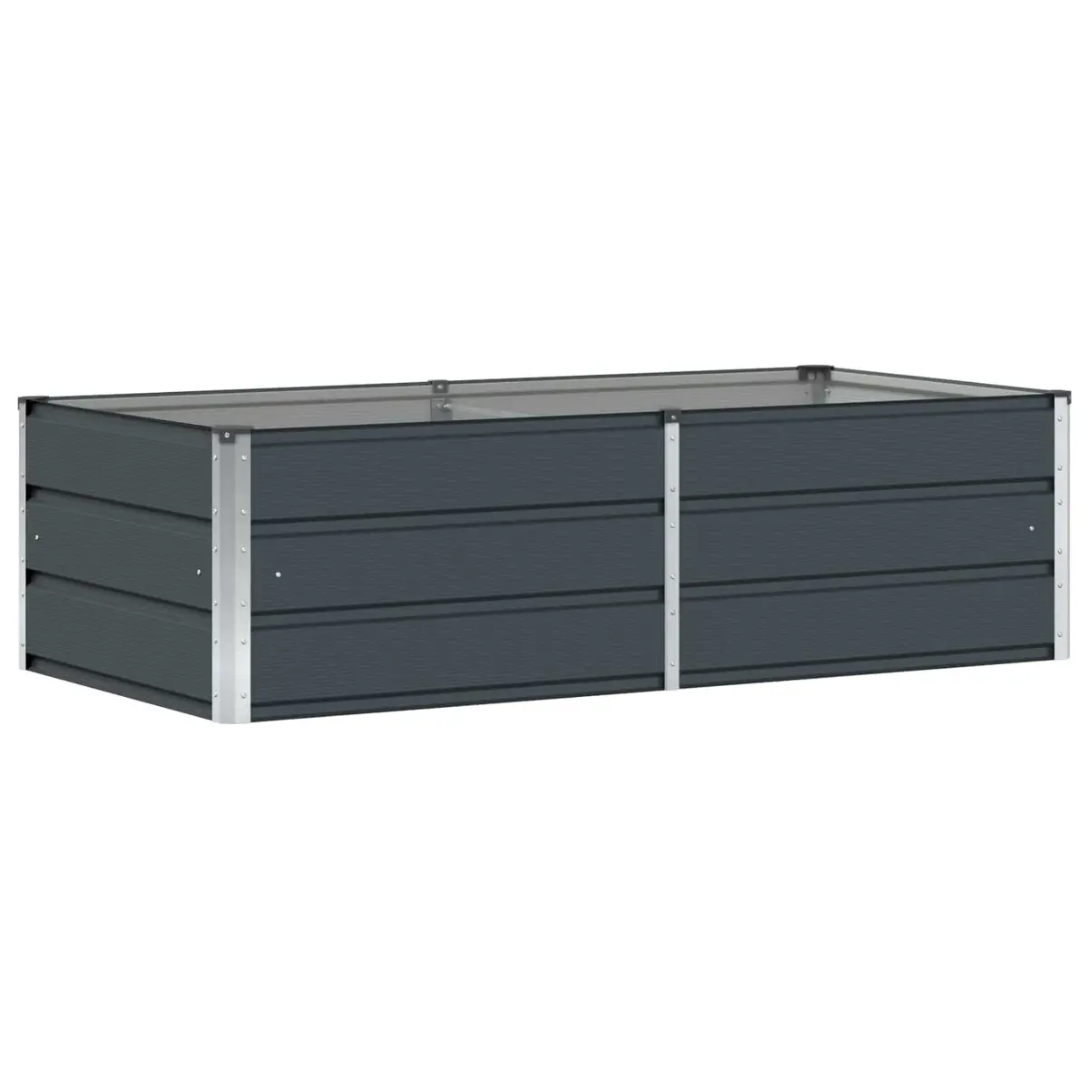 Steel Planter in Anthracite 160 x 80 x 45 cm
