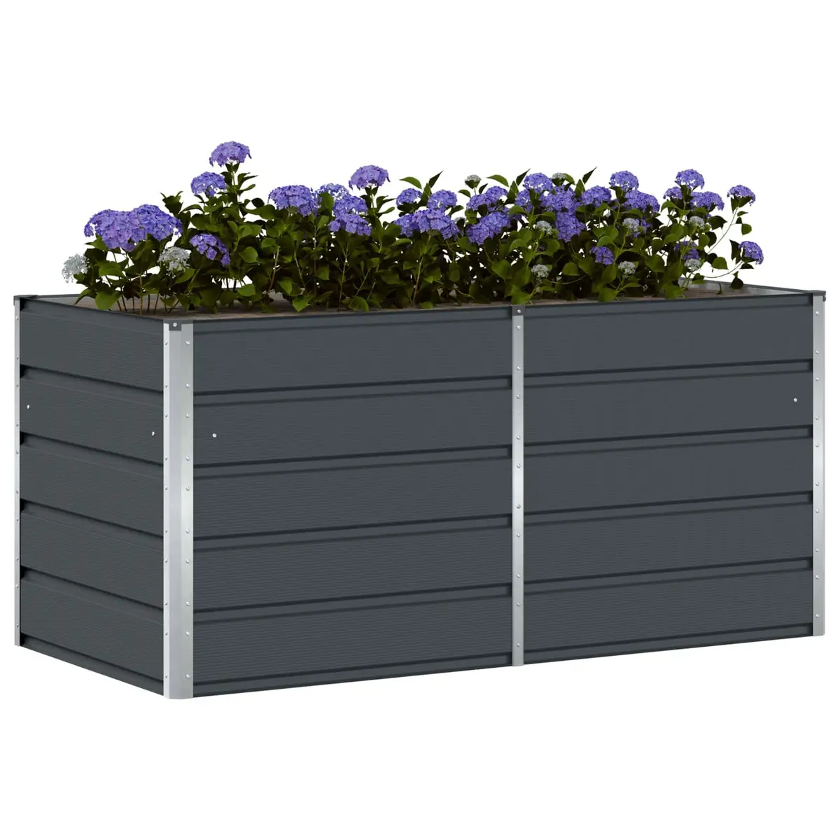 Steel Planter Anthracite 160 x 80 x 75 cm