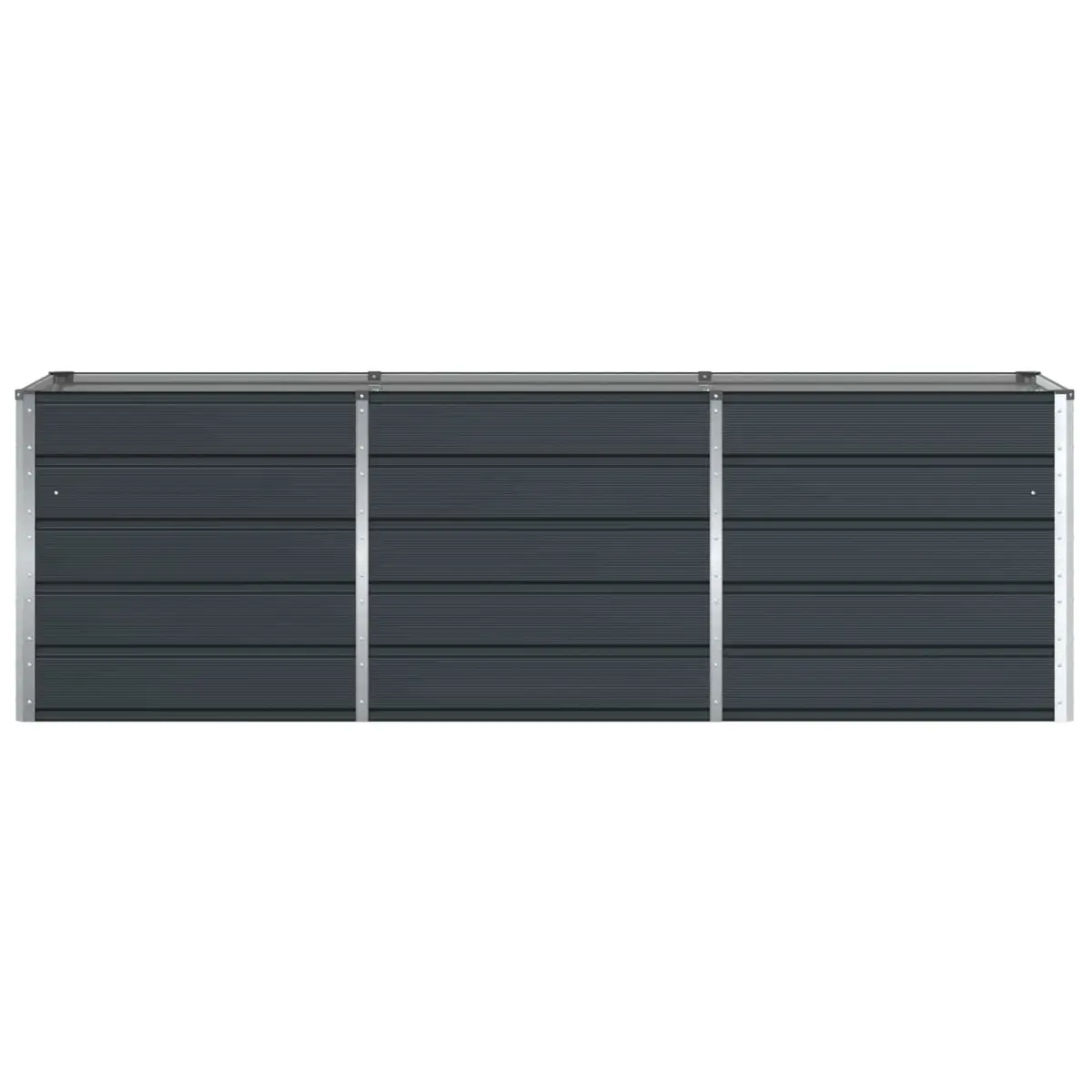 Steel Planter 240x80x75cm Anthracite