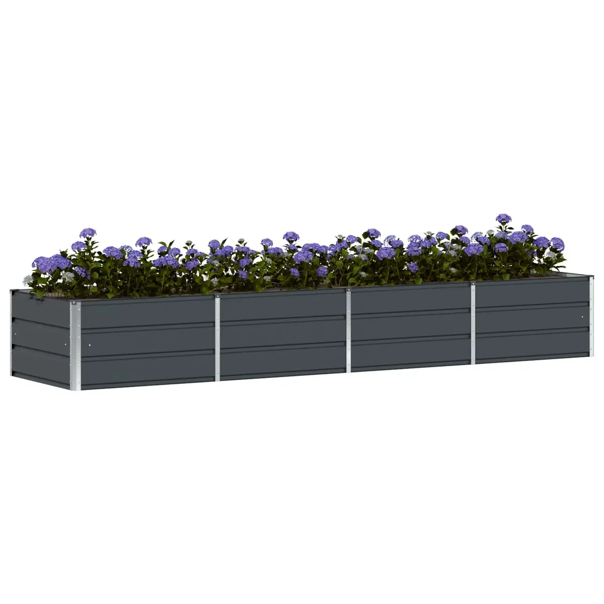 Anthracite Steel Planter for Indoor and Outdoor