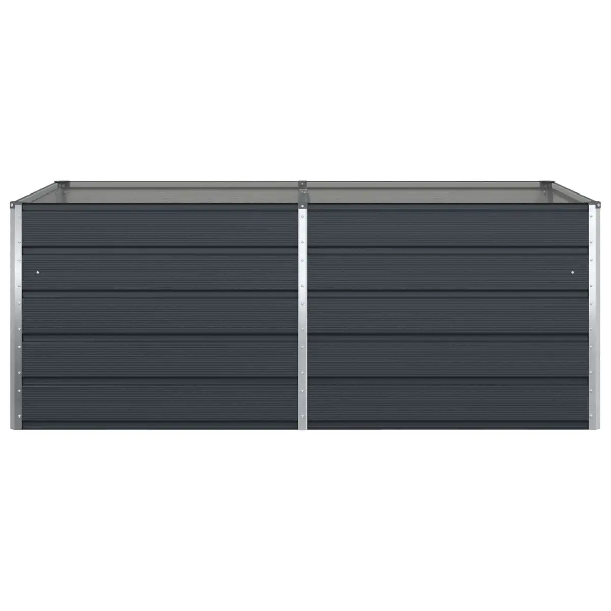 Anthracite Steel Planter for Outdoor Gardens