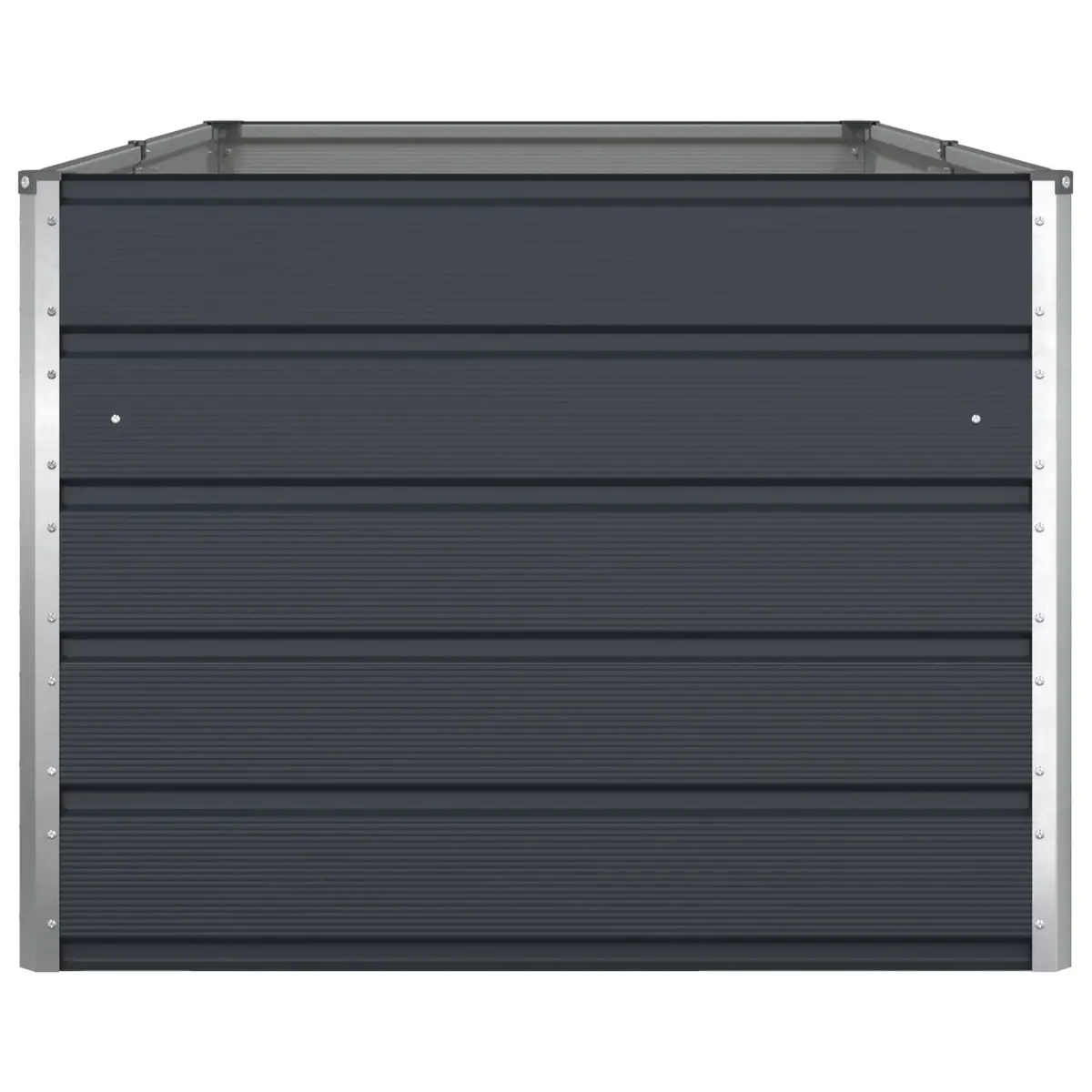 Anthracite Steel Planter for Outdoor Gardens