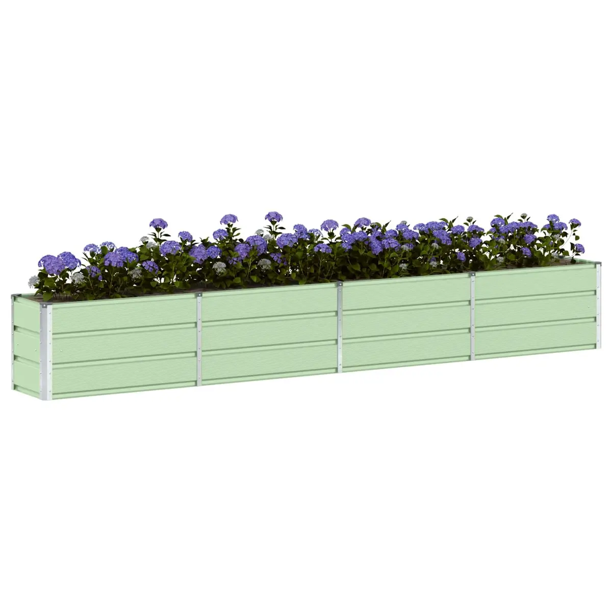 Green Steel Planter for Indoor and Outdoor Use