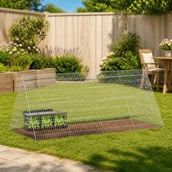 Premium Galvanised Steel Rabbit Cage for Outdoors