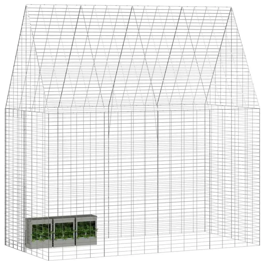Galvanised Steel Outdoor Habitat for Small Pets