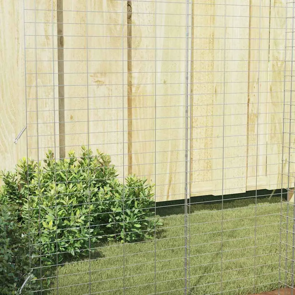 Galvanised Steel Outdoor Habitat for Small Pets