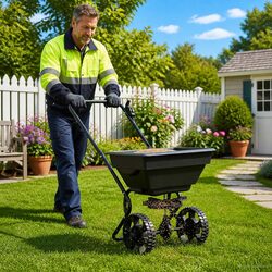 Heavy-Duty Black Spreader 82 x 46 x 75 cm PVC Steel