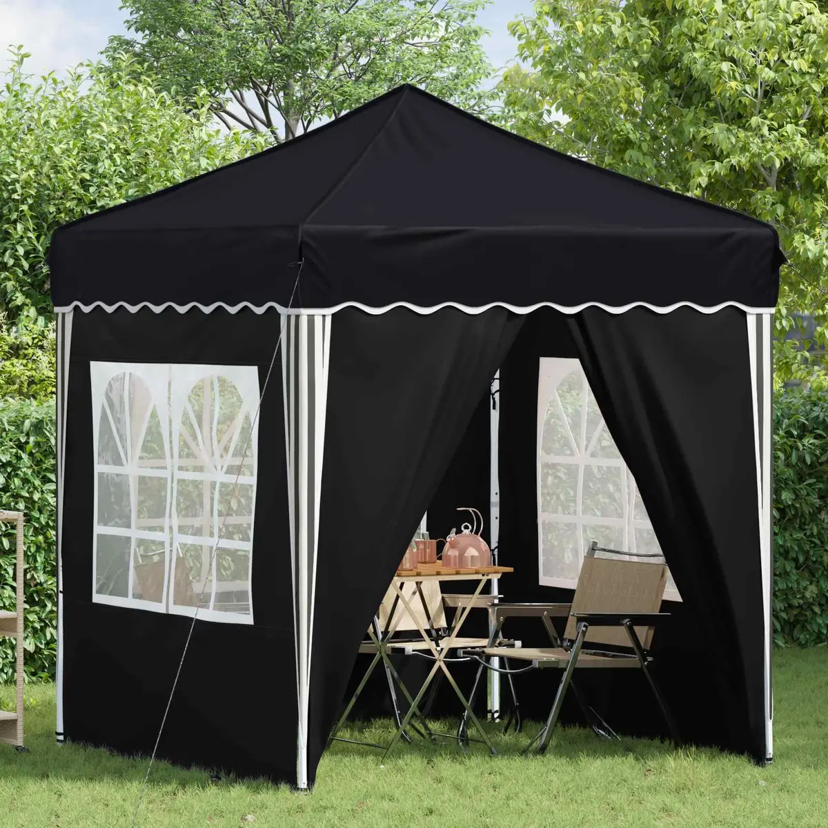Pop-up Party Tent 195x195x245cm Anthracite