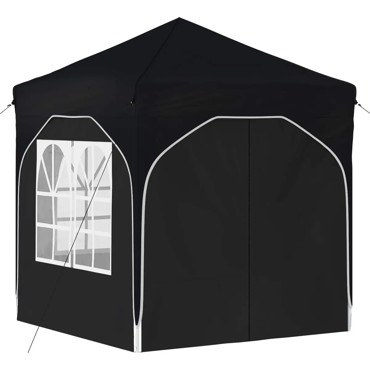 Pop-up Party Tent 210D Oxford 192x192cm Anthracite Waterproof UV-Resistant