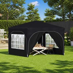 Durable Pop-up Party Tent 290x290cm Adjustable Height
