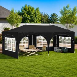 Durable Pop-up Party Tent with Adjustable Height