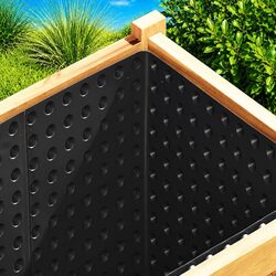 High-Quality Dimpled Drainage Sheet 0.5 x 20 m Black HDPE