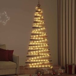 Elegant 210cm Hanging Christmas Tree with 130 LEDs