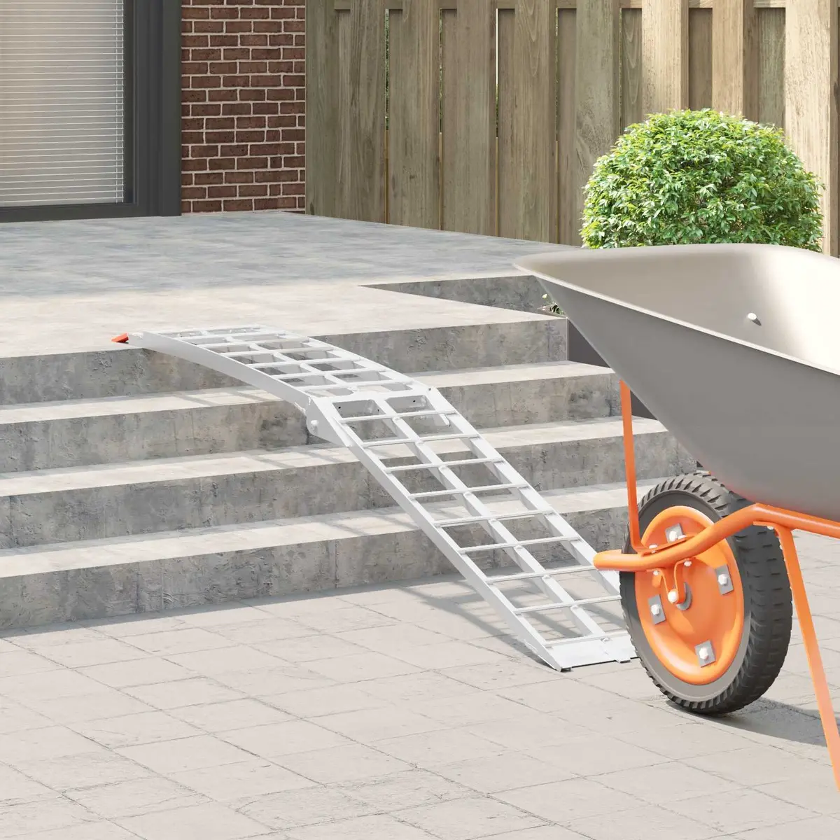 Folding Aluminium Motorcycle Ramp for Safe Loading