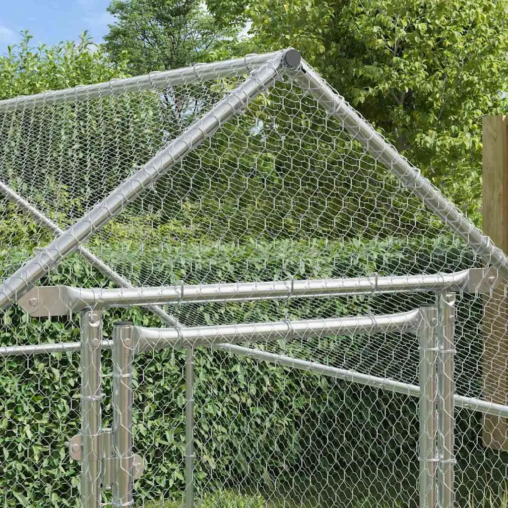 Galvanised Steel Chicken Cage 200 x 170 x 177 cm