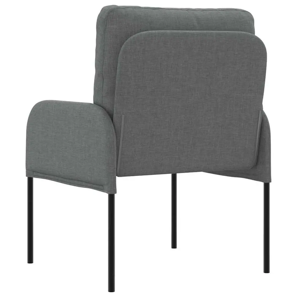 Modern Grey Sofa with Cushion 55cm Plywood Base Living Room Furniture