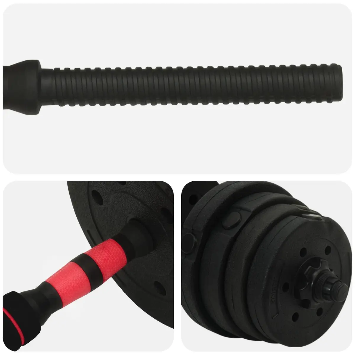 30kg Adjustable Dumbbell Barbell Set for Home Use