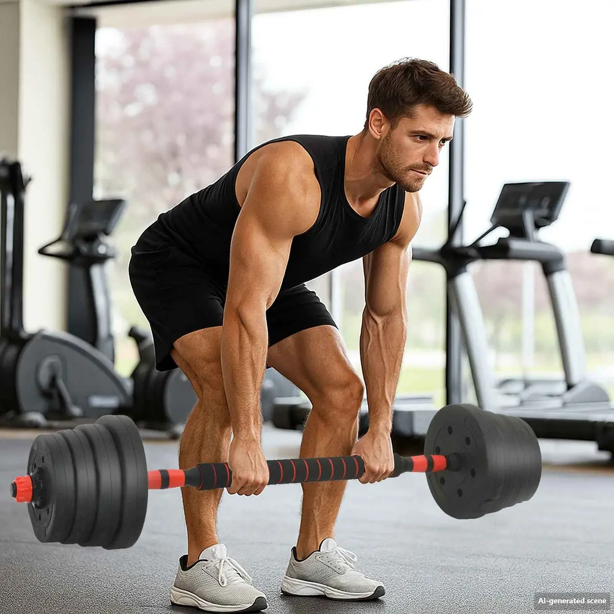 Adjustable Dumbbell and Kettlebell Set 30kg