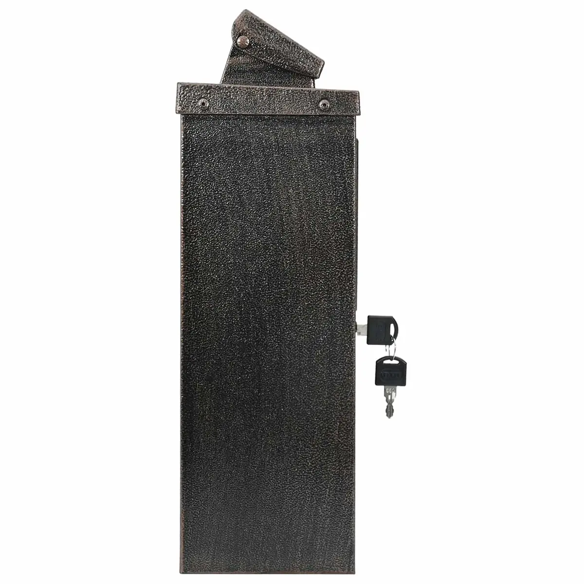 Bronze Cast Metal Wall Mailbox for Outdoor Security