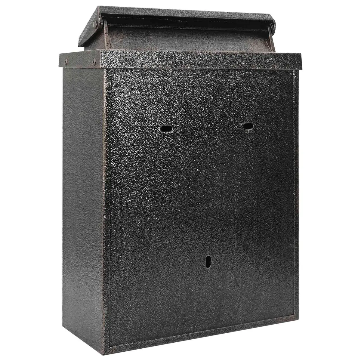 Bronze Cast Metal Wall Mailbox for Outdoor Security
