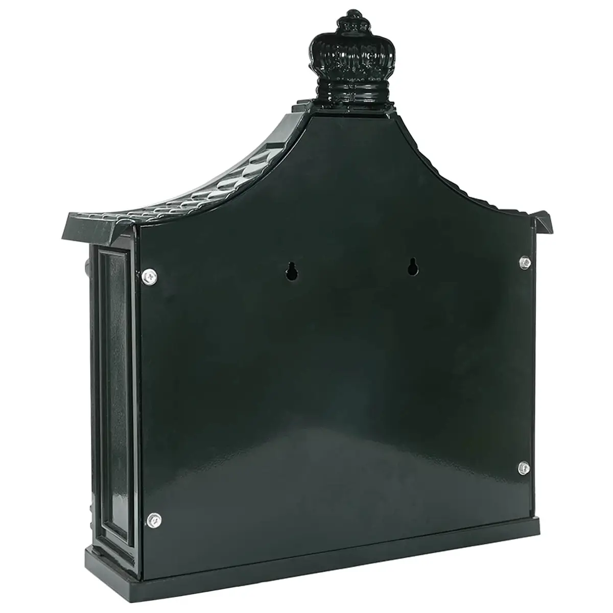 Vintage Green Wall Mounted Mailbox with Lock