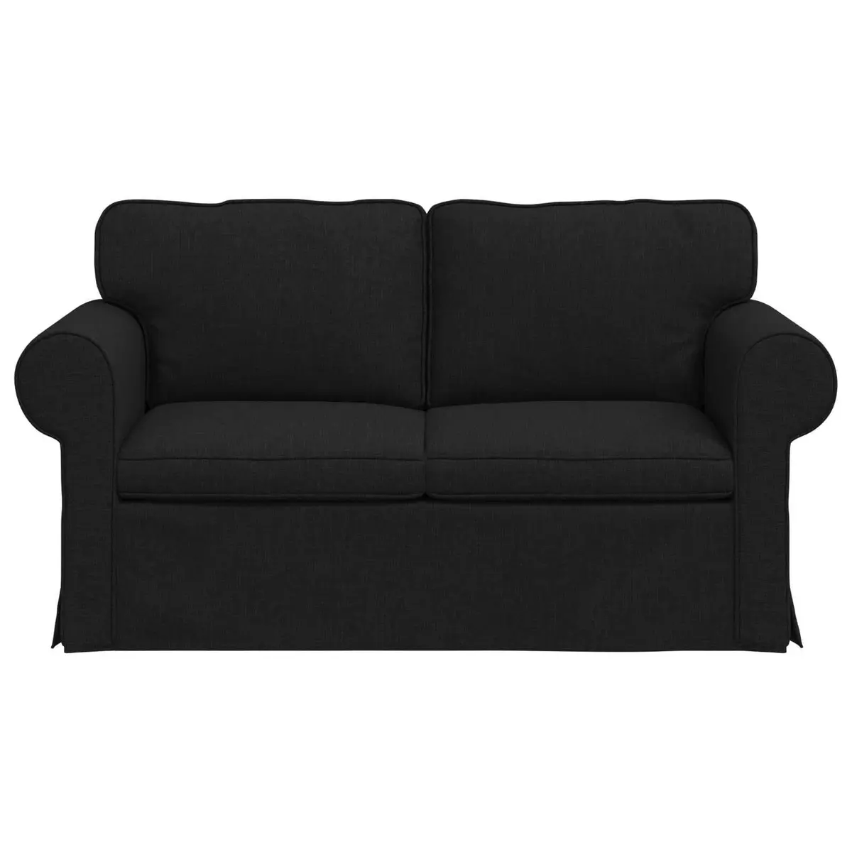Modern Black Fabric Sofa Modular Design Living Room Furniture Sleek Contemporary