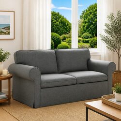 Durable Dark Grey Modular Sofa for Modern Living Rooms