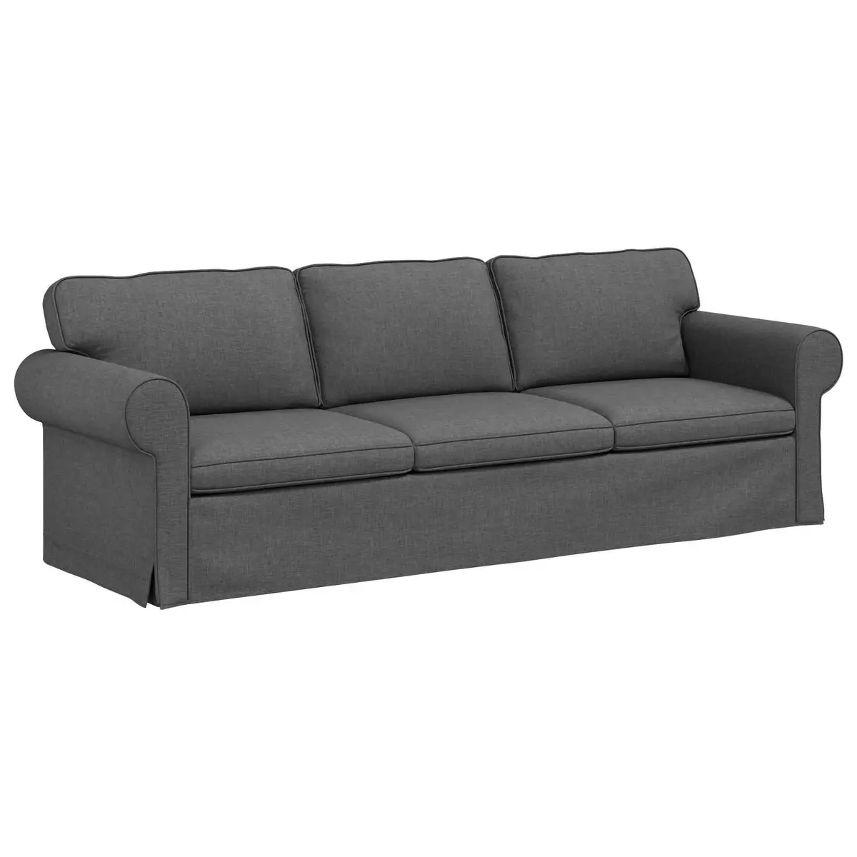 Grey Modular Sofa with Durable Metal Frame