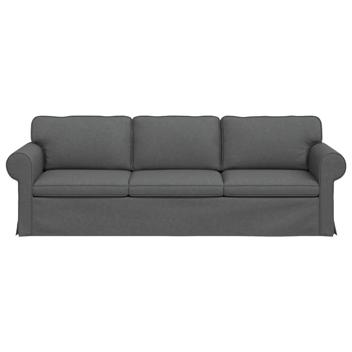 Grey Modular Sofa with Durable Metal Frame