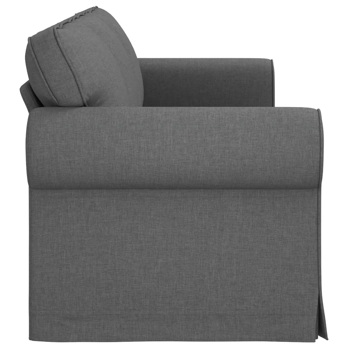 Grey Modular Sofa with Durable Metal Frame