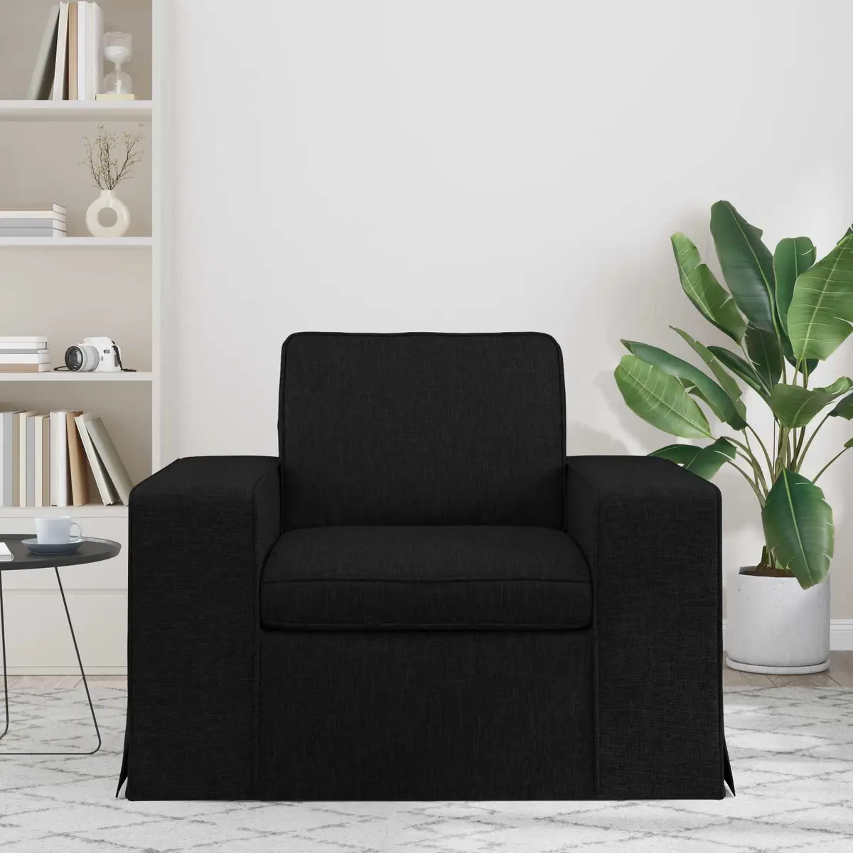 Black Modular Sectional Sofa for Contemporary Spaces