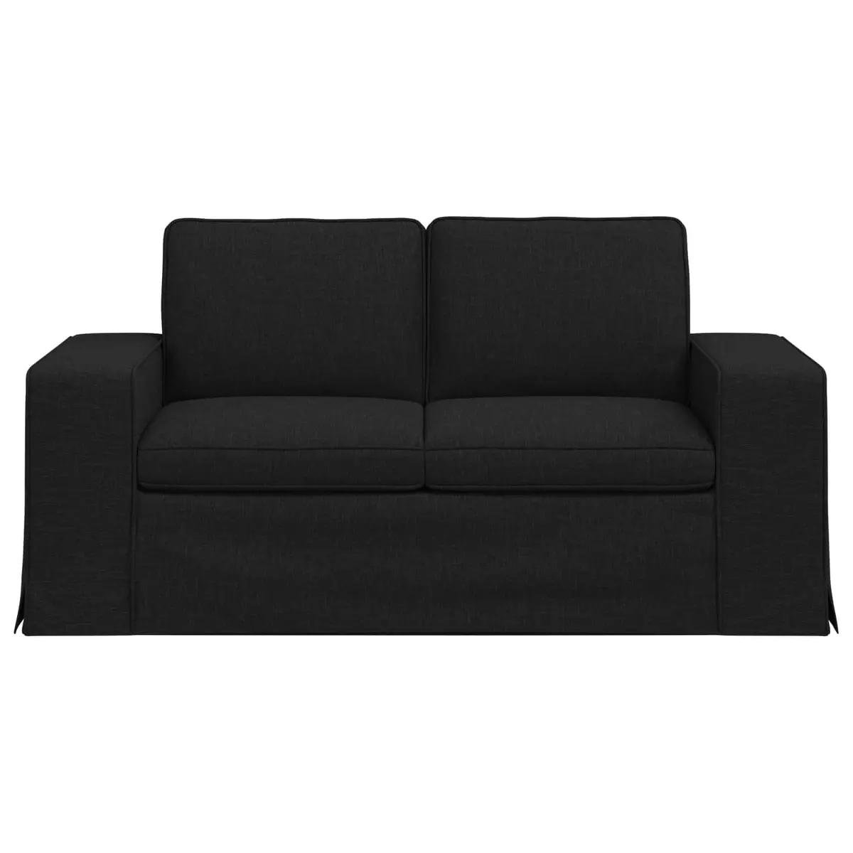Modern Modular Sofa Black Lounge Seating Contemporary Living Room Furniture