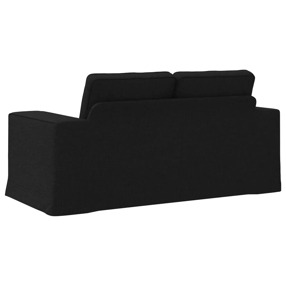 Modern Modular Sofa Black Lounge Seating Contemporary Living Room Furniture