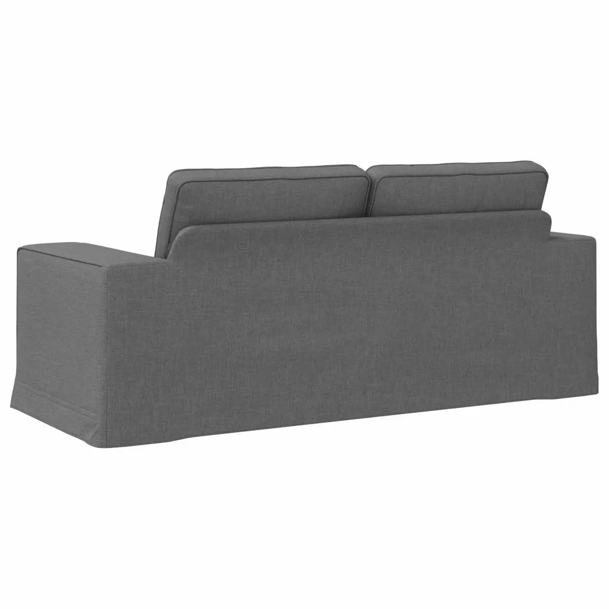 Dark Grey Modular Sofa with Metal Frame