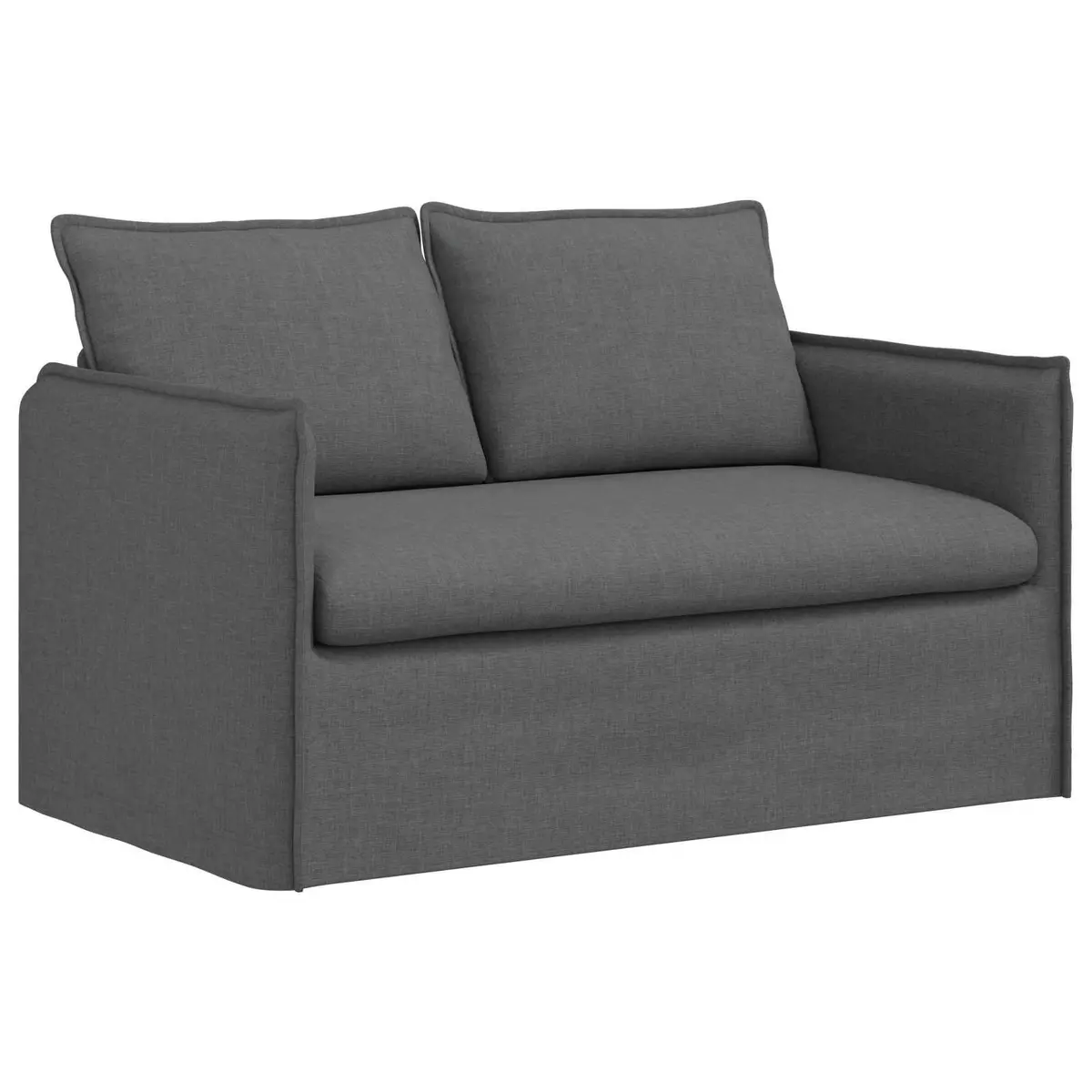 Sofa Grey Fabric Modern Lounge Seating Modular Design Living Room Furniture