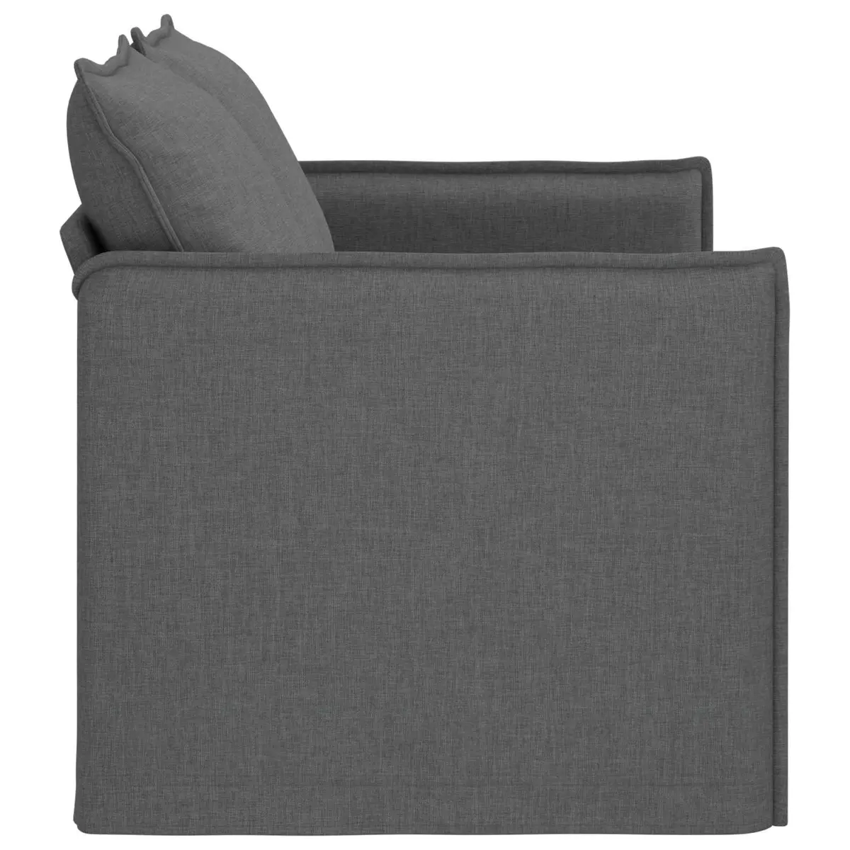 Sofa Grey Fabric Modern Lounge Seating Modular Design Living Room Furniture