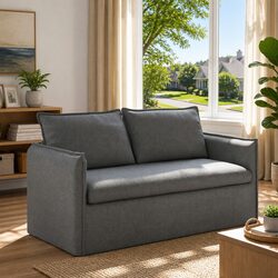 Stylish Grey Fabric Sofa for Modern Living Spaces