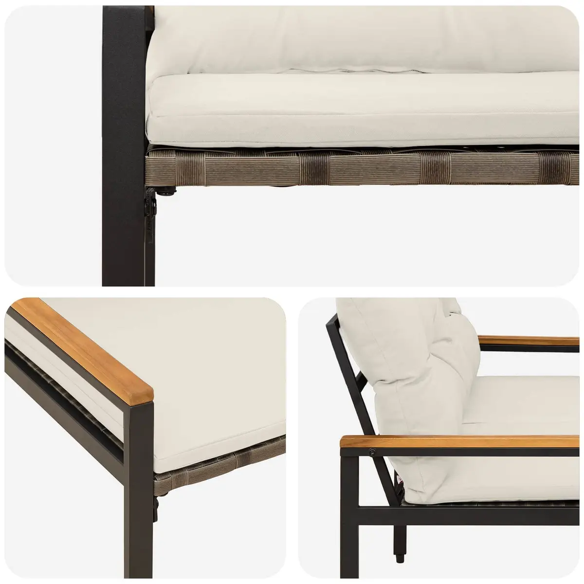 Outdoor Bench for Garden or Patio Seating
